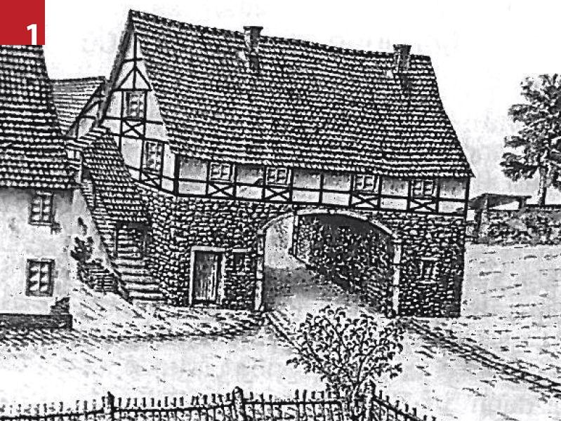 Torhaus Zeichnung