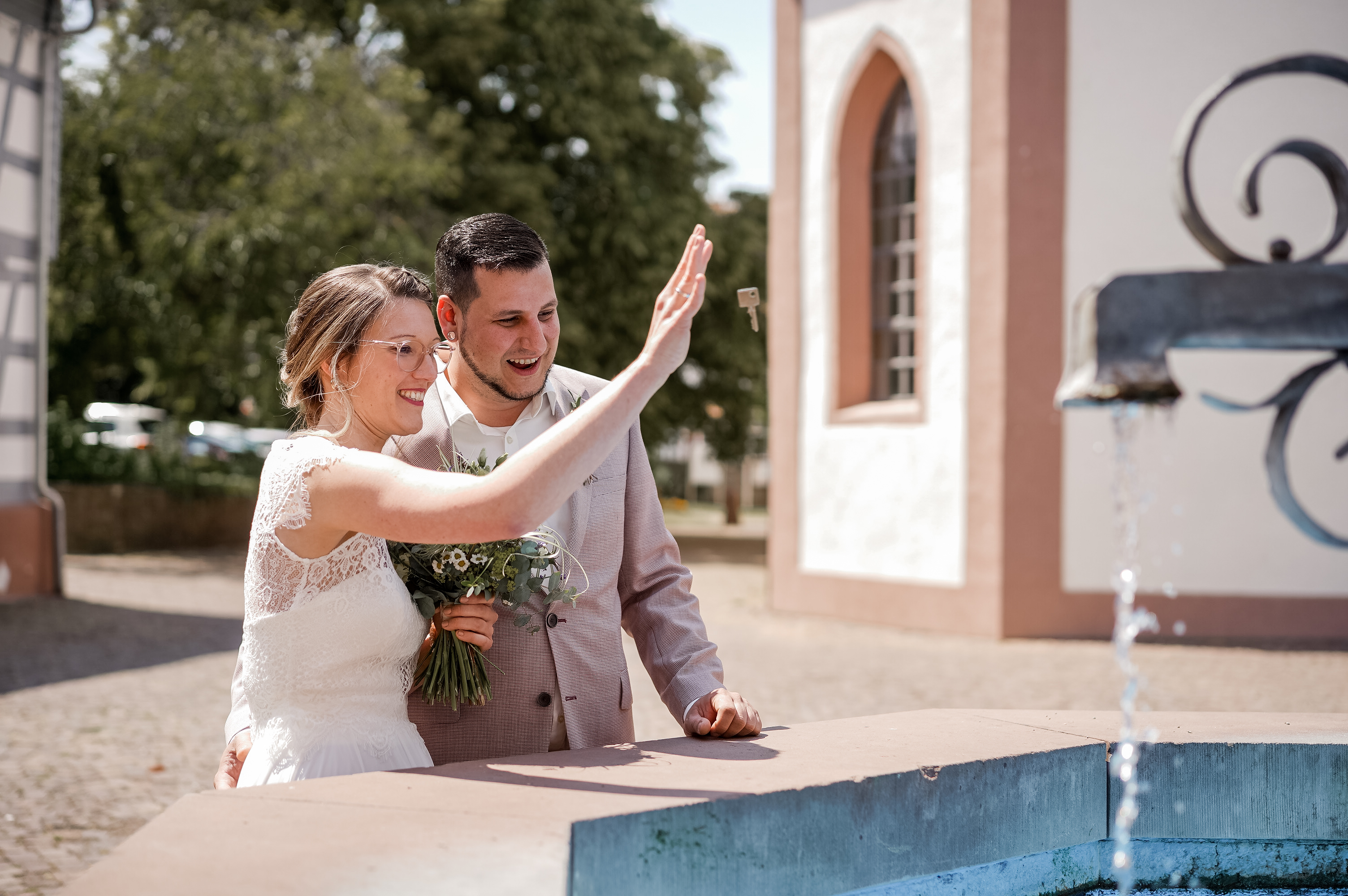 Schlüssel Hochzeitsschloss